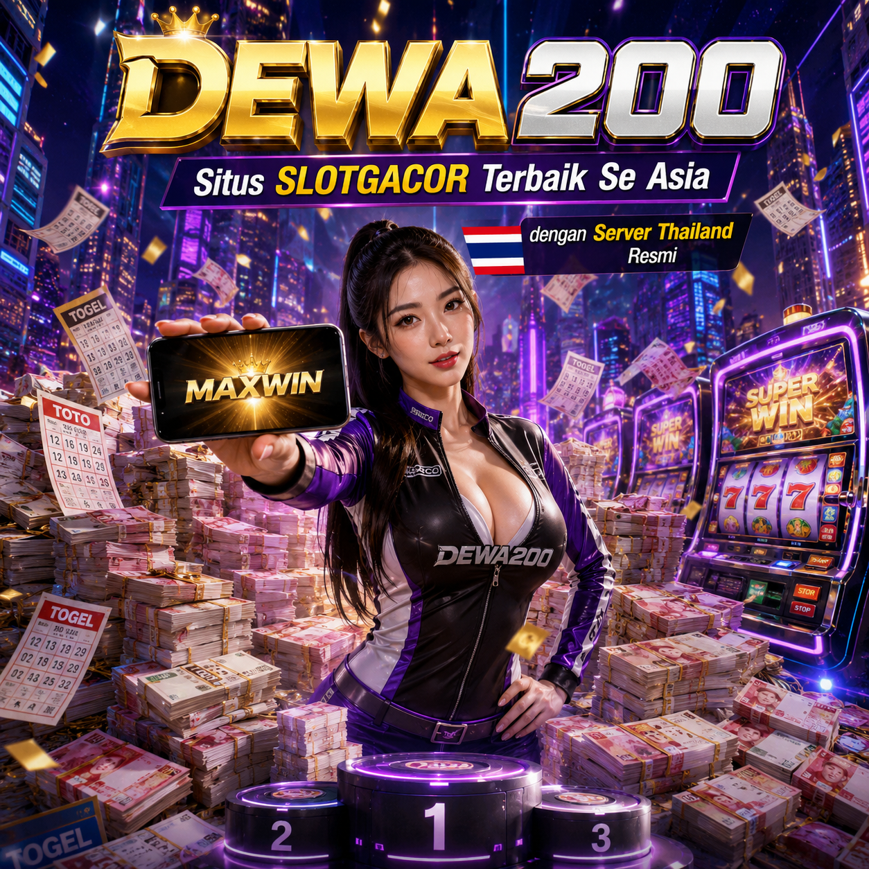 DEWA200 Situs SLOTGACOR Terbaik Se Asia dengan Server Thailand Resmi